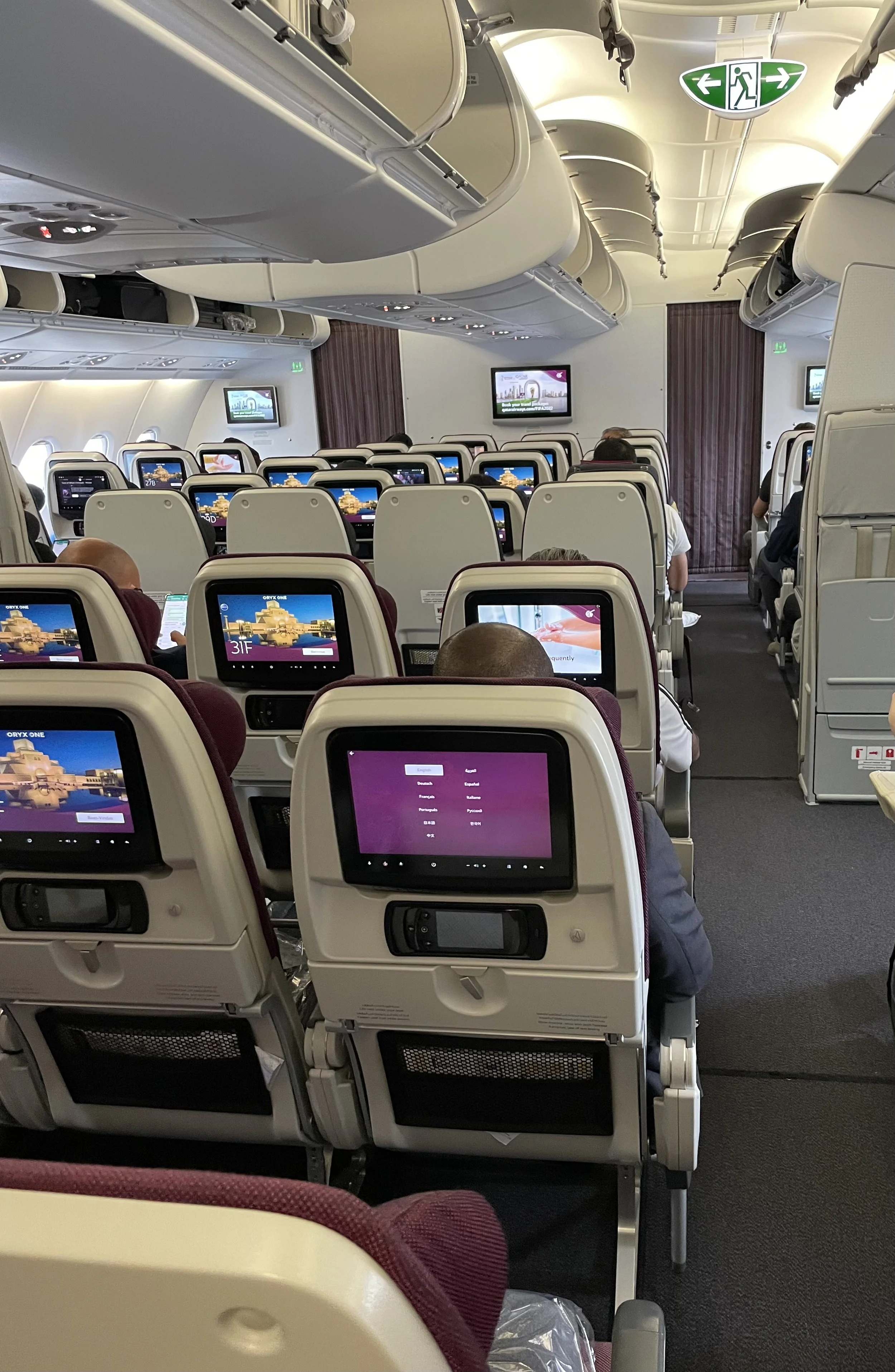 Flight Review Qatar Airways Economy Class Part 1: A380 — Allplane